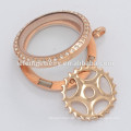 legierung anhänger rose gold charms top neue fenster platte mode runde charme